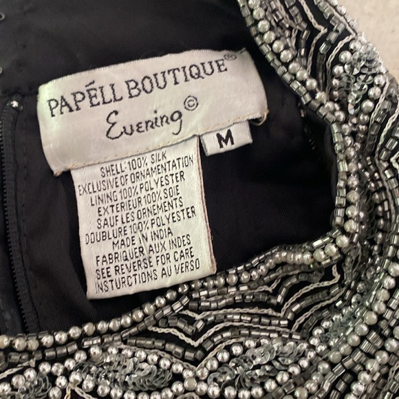 Beaded Sequin Halter Going Out Top Y2K - Picture 4 of 4